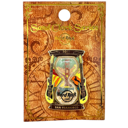 Hard Rock Cafe Pin San Francisco 2017 Sand Clock Series Limited Ed Collectible