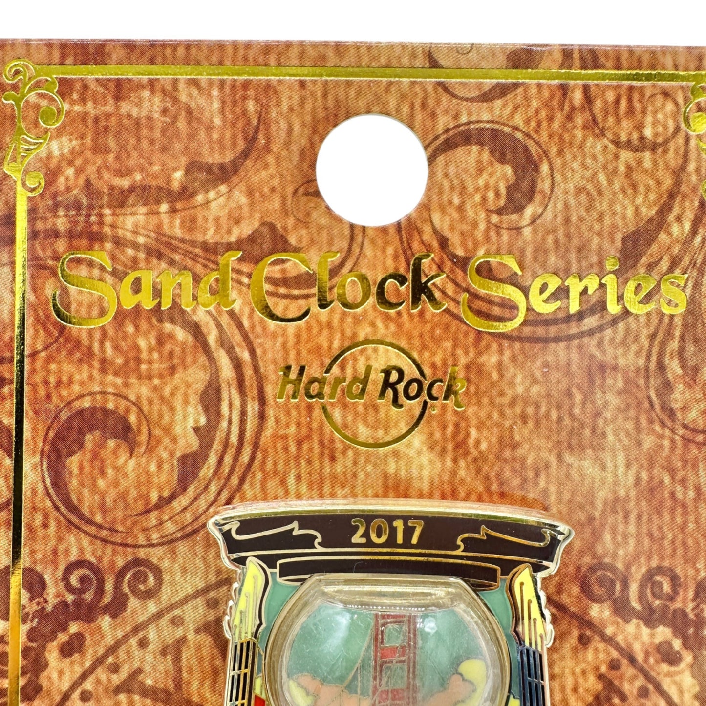 Hard Rock Cafe Pin San Francisco 2017 Sand Clock Series Limited Ed Collectible
