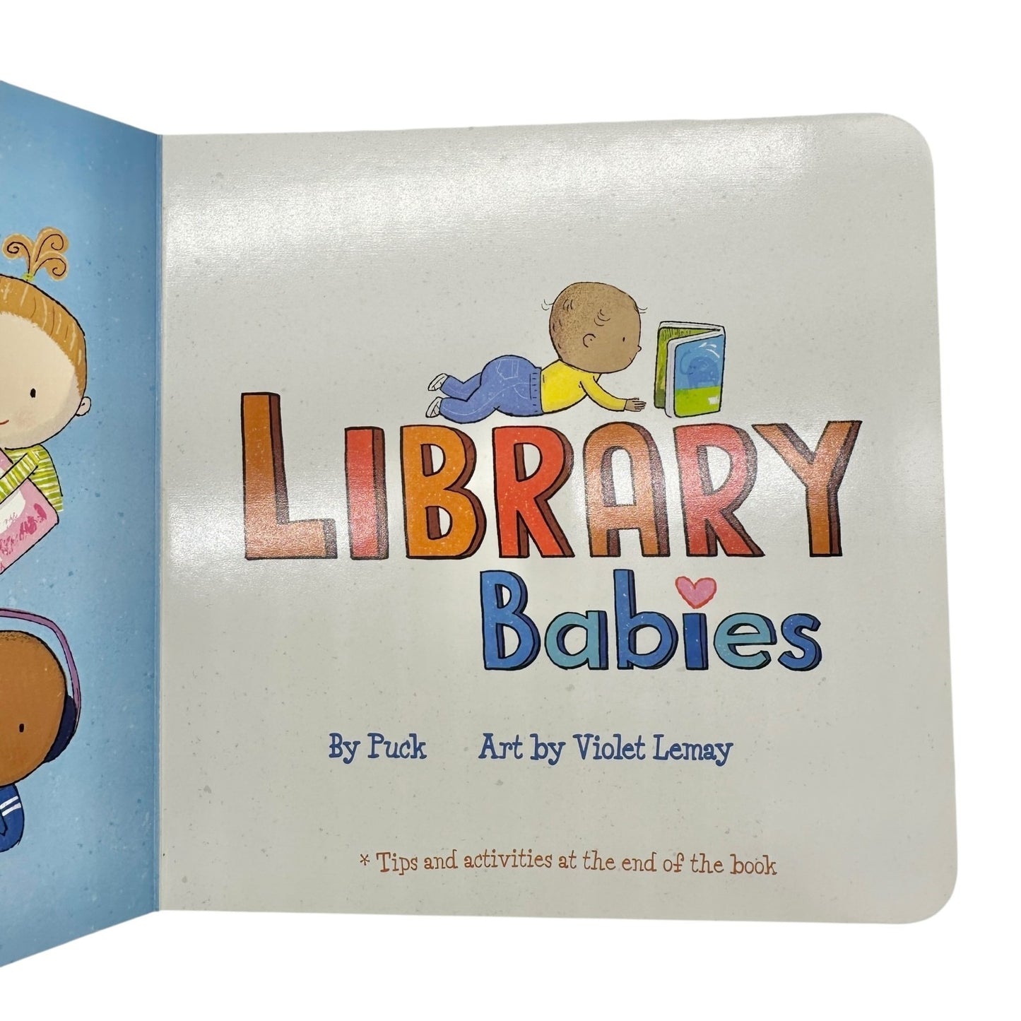 Library Babies by Puck and Violet Lemay (2020, Children's Board Books) Duopress