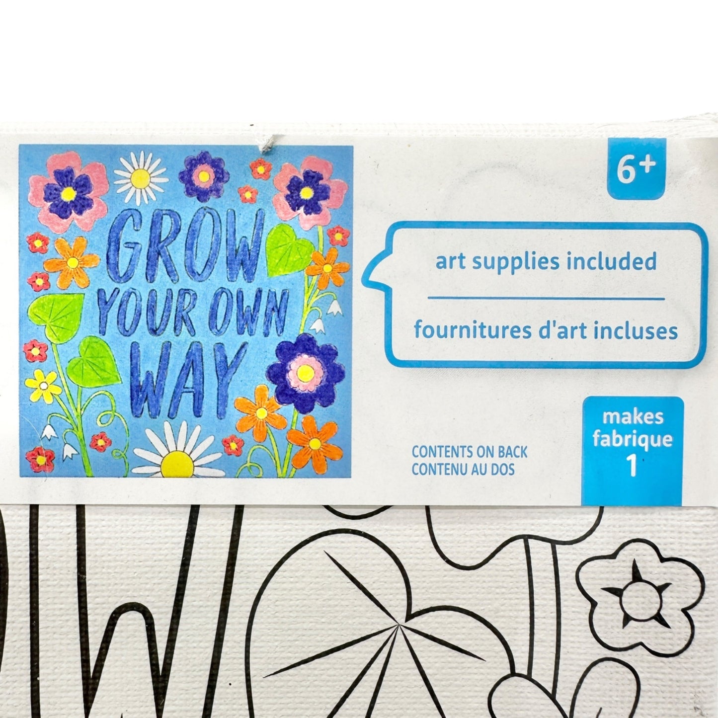 Creatology Canvas Painting Kit 10x10 Grow Your Own Way With Art Supplies NIP