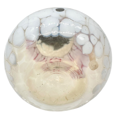 Handcrafted Reinhard Herzog Lampwork Glass Art Snowman Ornament Made in Germany