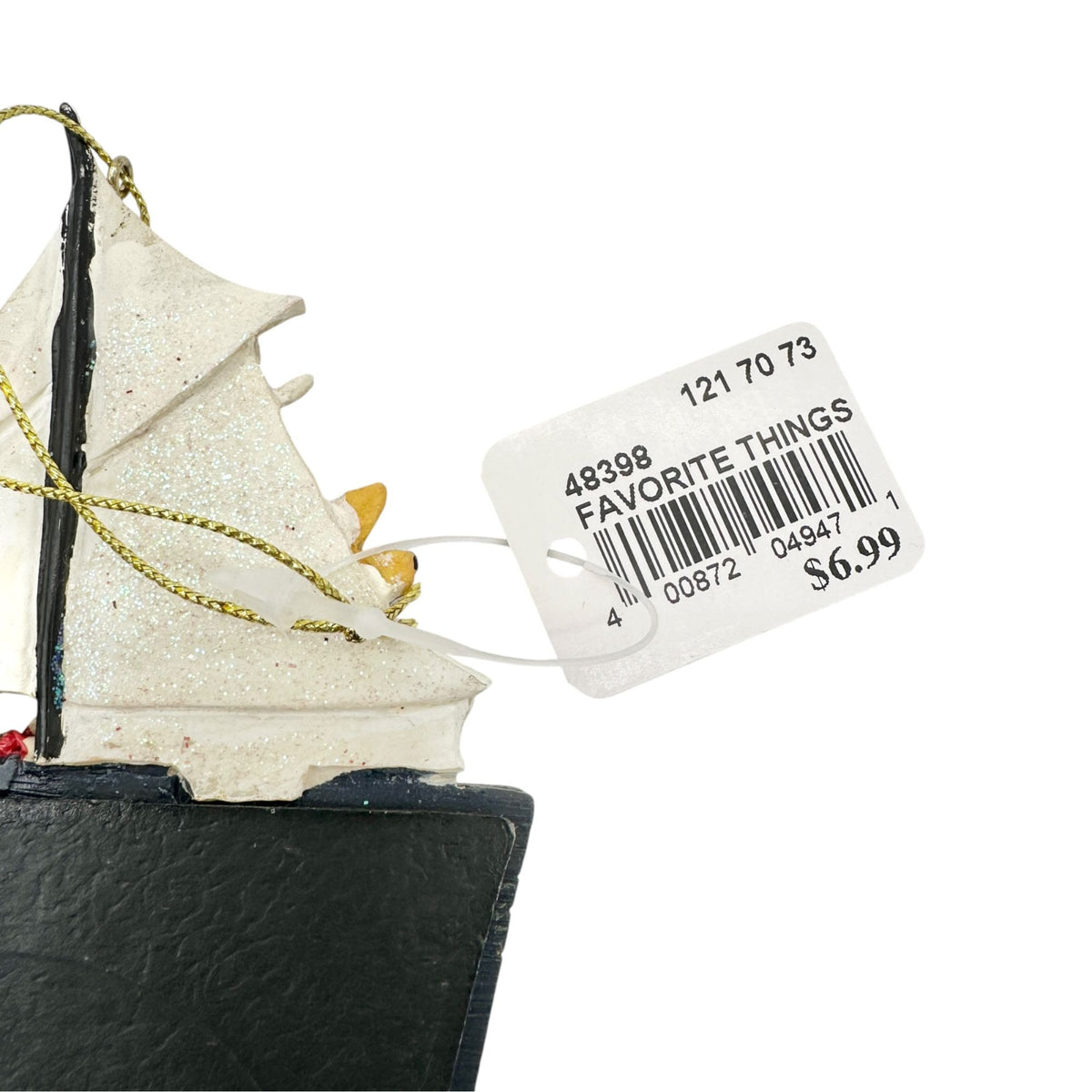 Ship Santa Frame Ornament by St Nicholas Square NEW Christmas Holiday