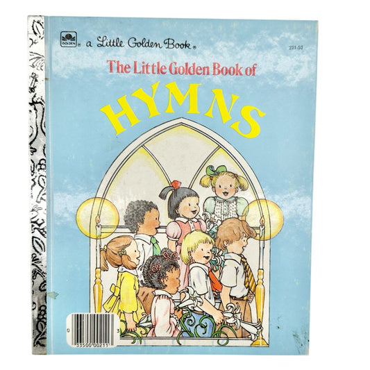 1985 The Little Golden Book Of Hymns By Elsa Jane Werner Frances Score Mitchell