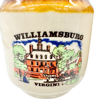 Williamsburg Virginia Ceramic Salt and Pepper Shakers Governors Palace Design