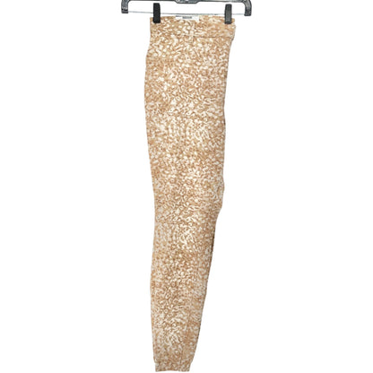 Time And Tru Jeggings Womens XXL 20 High Rise Beige Leopard Printed Stretch