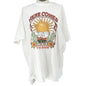 Here Comes The Sun Graphic T-Shirt White XL Retro Casual Style Oversized Roomy