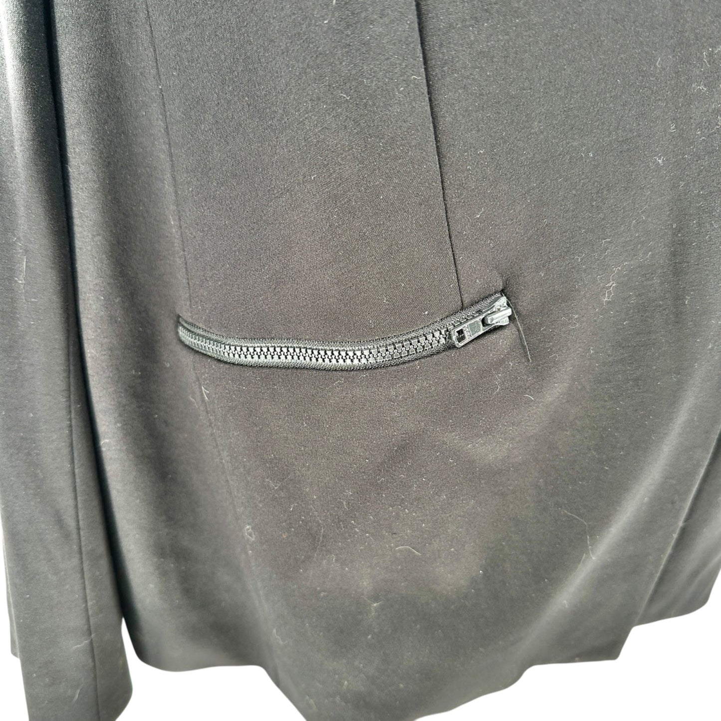 Torrid Size 3 Black Blazer With Gray Hoodie Insert Front Pockets Casual Chic 3X