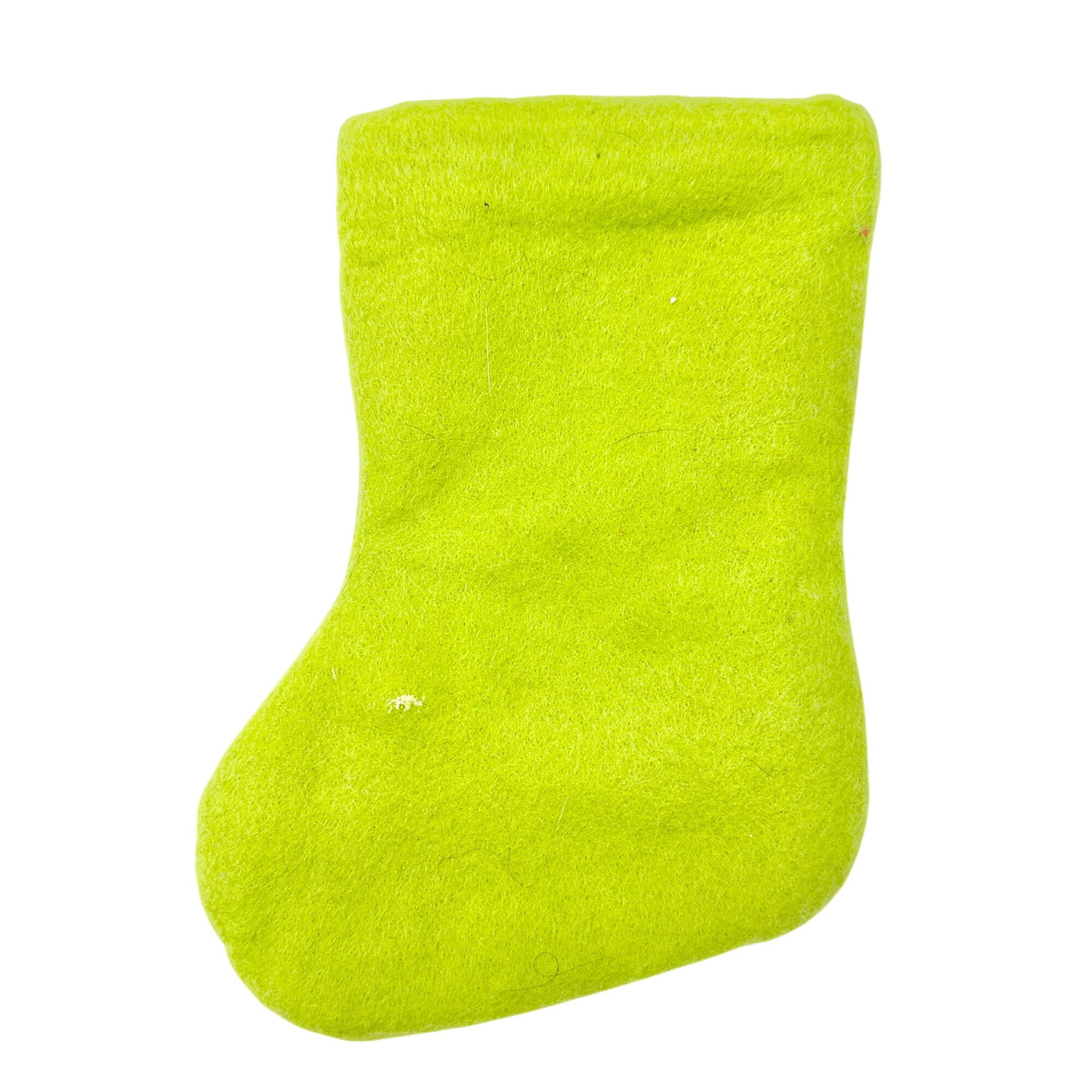 Christmas Stocking 8 inch Green White Blue Reindeer