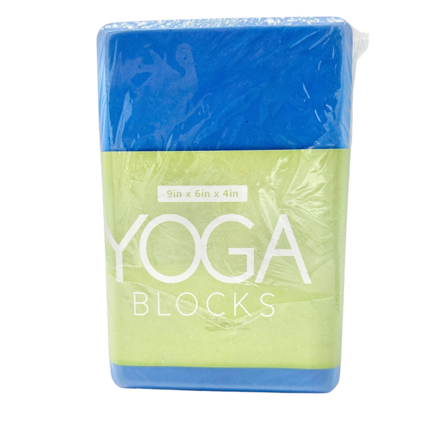 Gaiam Yoga Blocks AND Grippy Yoga Anklets Set Blue NIP