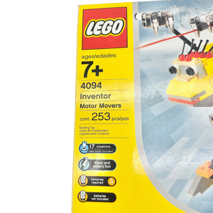 LEGO 4094 Inventor Motor Movers Building Set Opened Box and Resealed All Intact