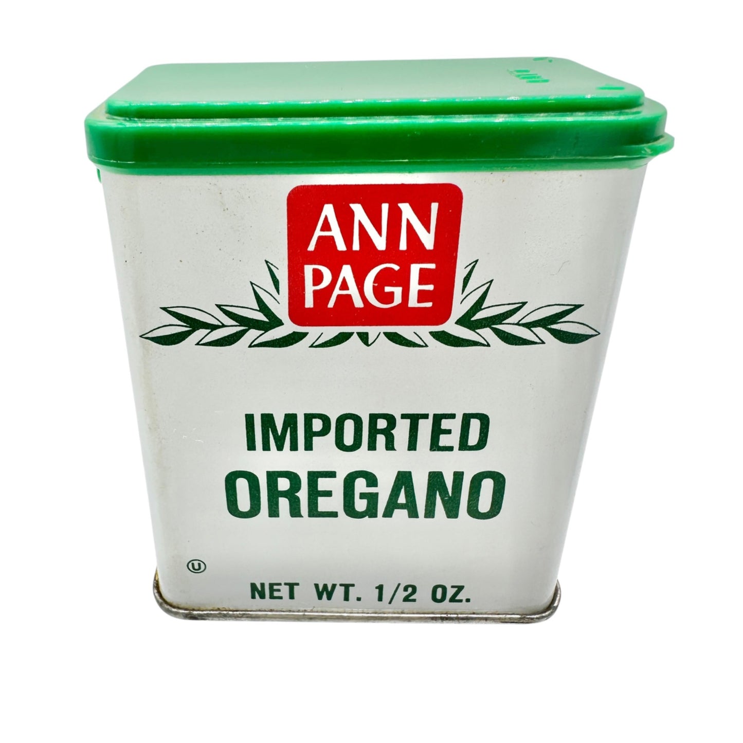 Vintage Ann Page Spice Tins Collection Allspice Cracked Ginger Oregano Mace 4 pc