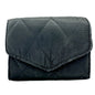 Vera Bradley RFID Black Quilted Trifold Wallet With Colorful Floral Interior