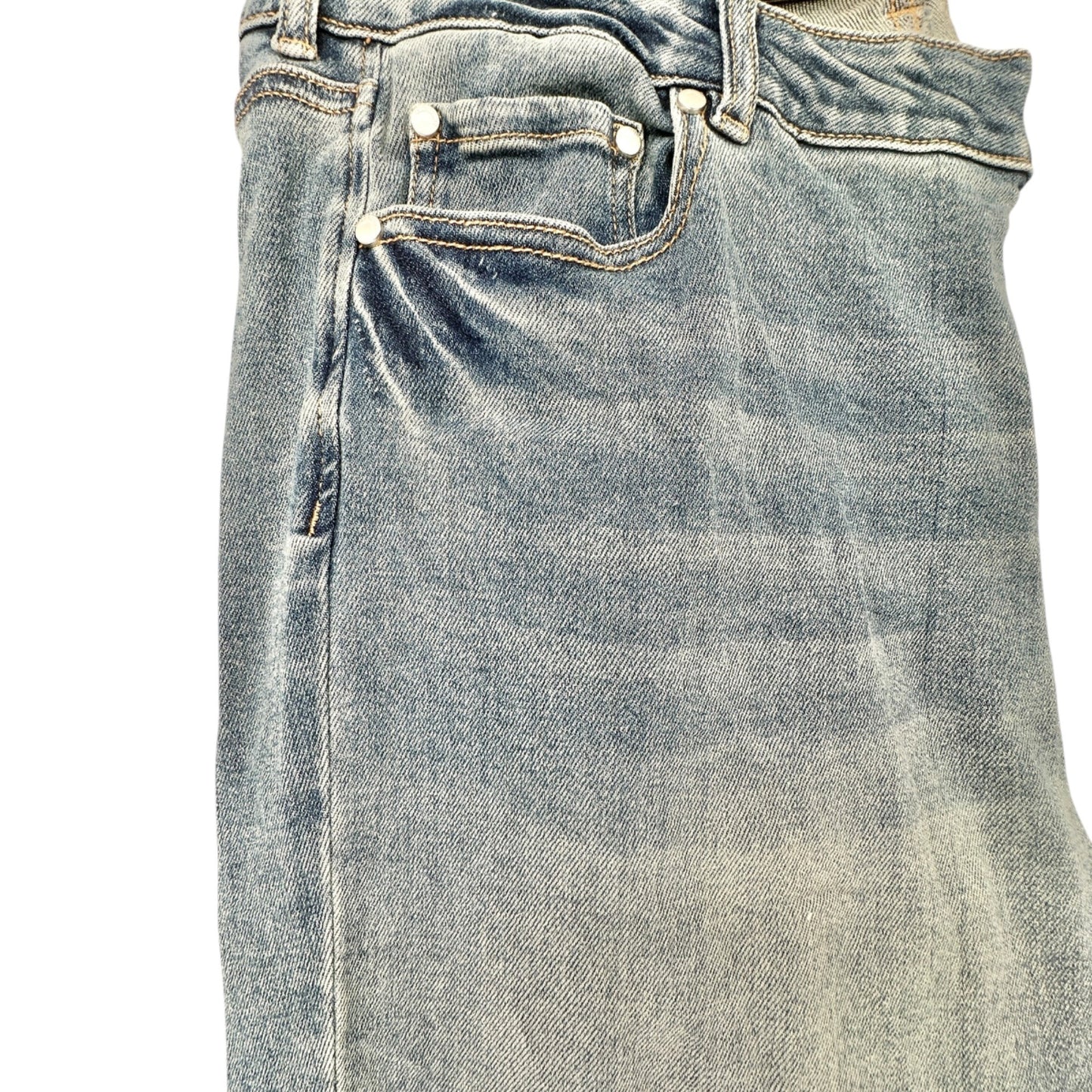 Womens 18W Light Wash Denim Jeans Size Relaxed Fit Cotton Blend 78 & Sunny