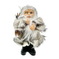 Holiday Time Ornament Woodland Santa Clause 5 inch Brown NEW