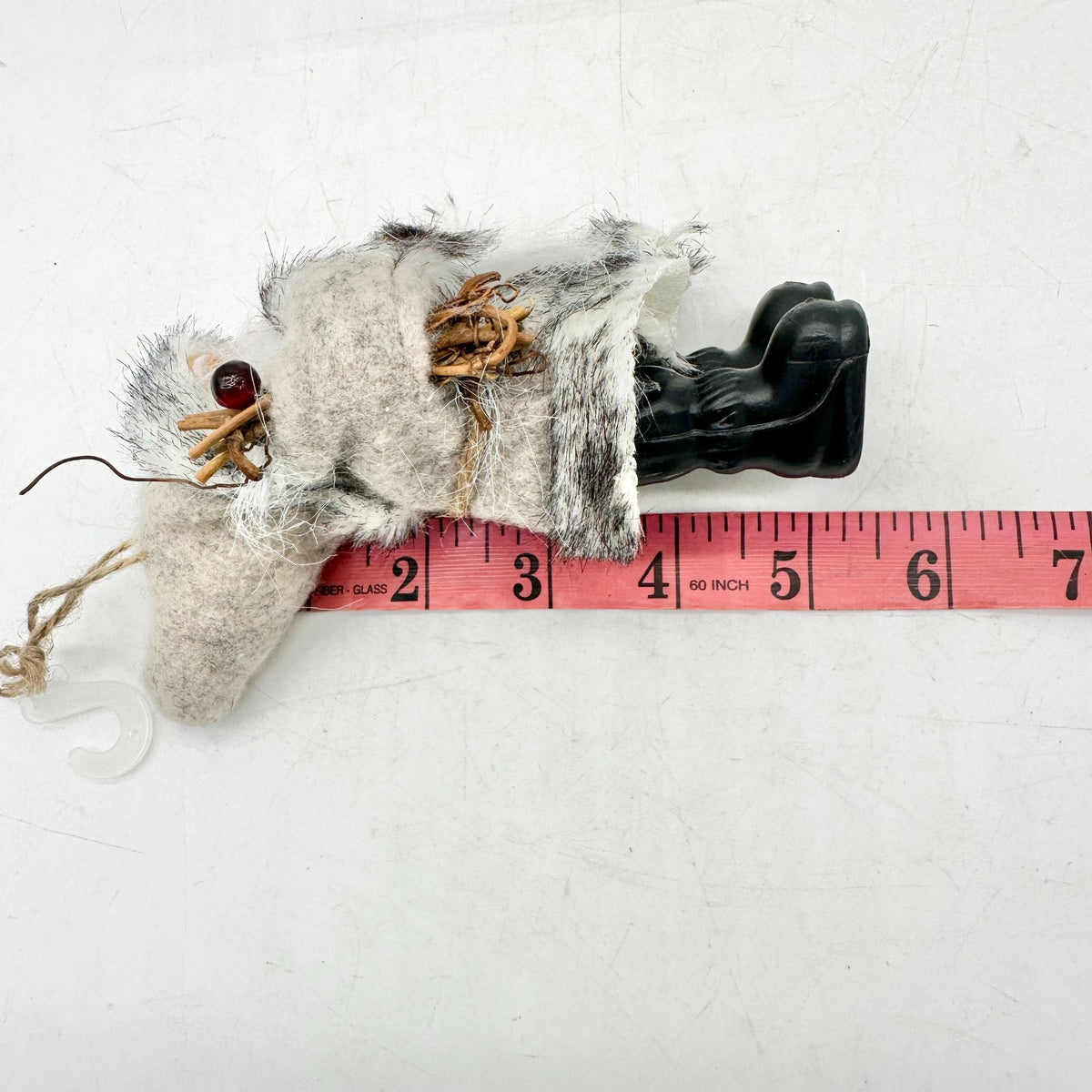 Holiday Time Ornament Woodland Santa Clause 5 inch Brown NEW
