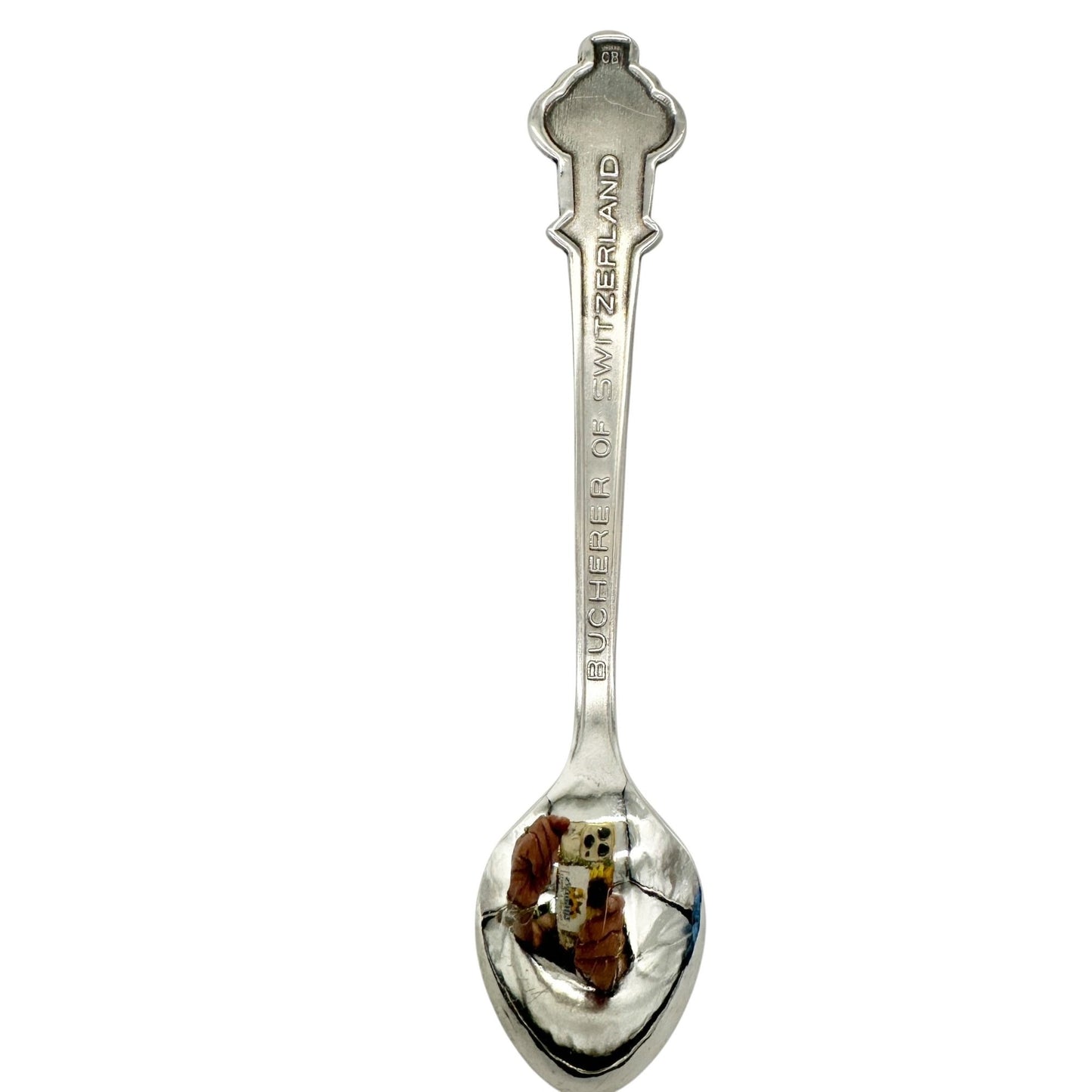 Rolex Bucherer Of Zurich Switzerland Souvenir Spoon Silver Tone 4.5 Inch Collect