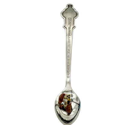 Rolex Bucherer Of Zurich Switzerland Souvenir Spoon Silver Tone 4.5 Inch Collect