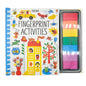 Usborne Fingerprint Activities Book With Ink Pad Spiral Bound Pages Kids Aged 3+