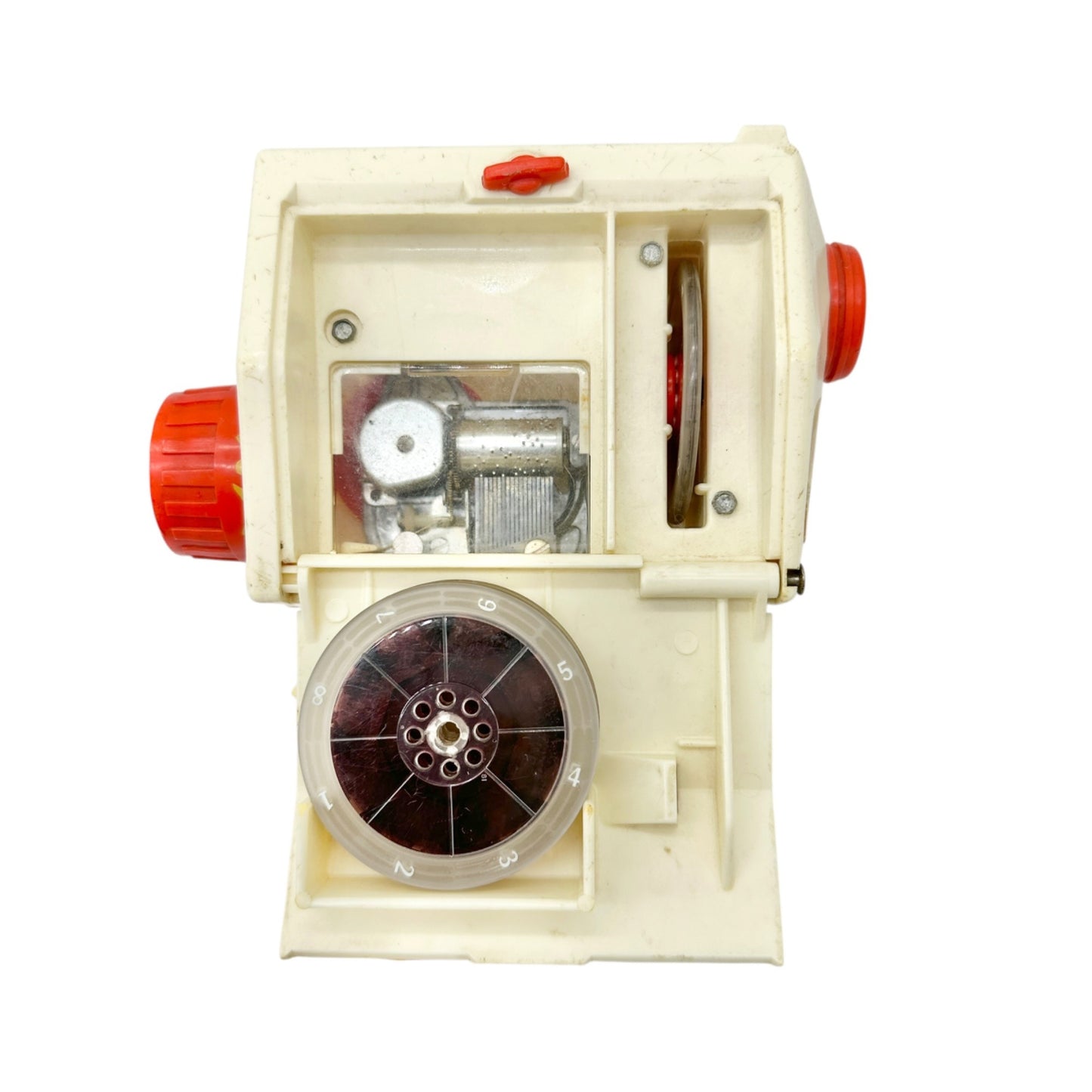 Fisher Price Music Box Movie Camera Vintage Toy With Picture Discs 1960s Retro