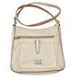 Tignanello Leather Crossbody Bag Adjustable Strap Zip Closure Front Pocket Tan
