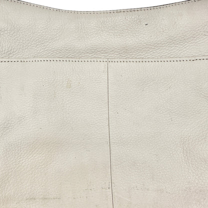 Tignanello Leather Crossbody Bag Adjustable Strap Zip Closure Front Pocket Tan