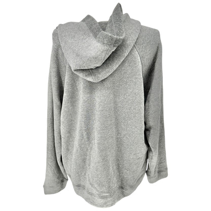 Snow Day Graphic Heather Grey Hoodie 3X 22W-24W By 78&Sunny Cozy Fleece Lining