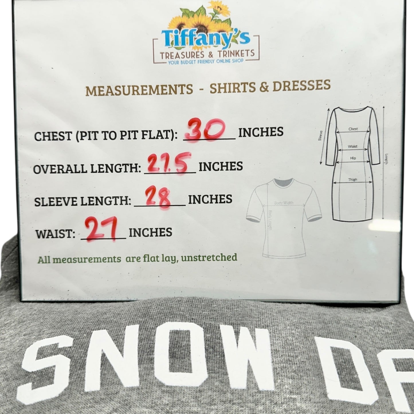 Snow Day Graphic Heather Grey Hoodie 3X 22W-24W By 78&Sunny Cozy Fleece Lining