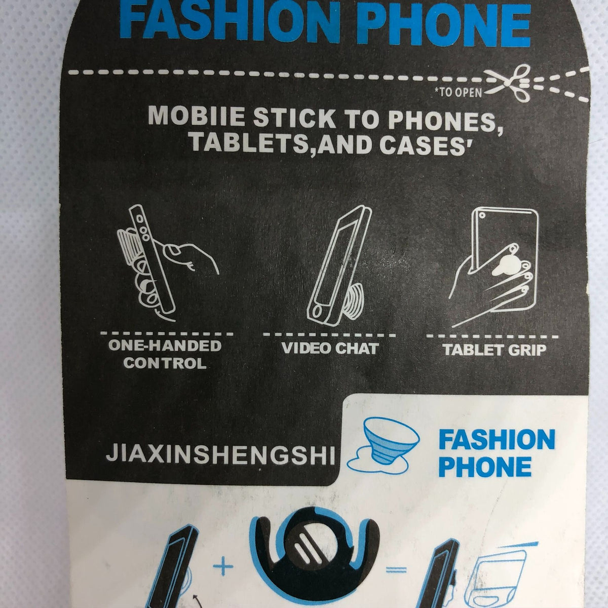 Fashion Phone Grip Stand and Car Mount Set Dog in Hoodie