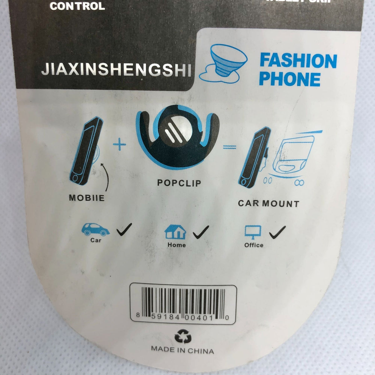 Fashion Phone Grip Stand and Car Mount Set Dog in Hoodie