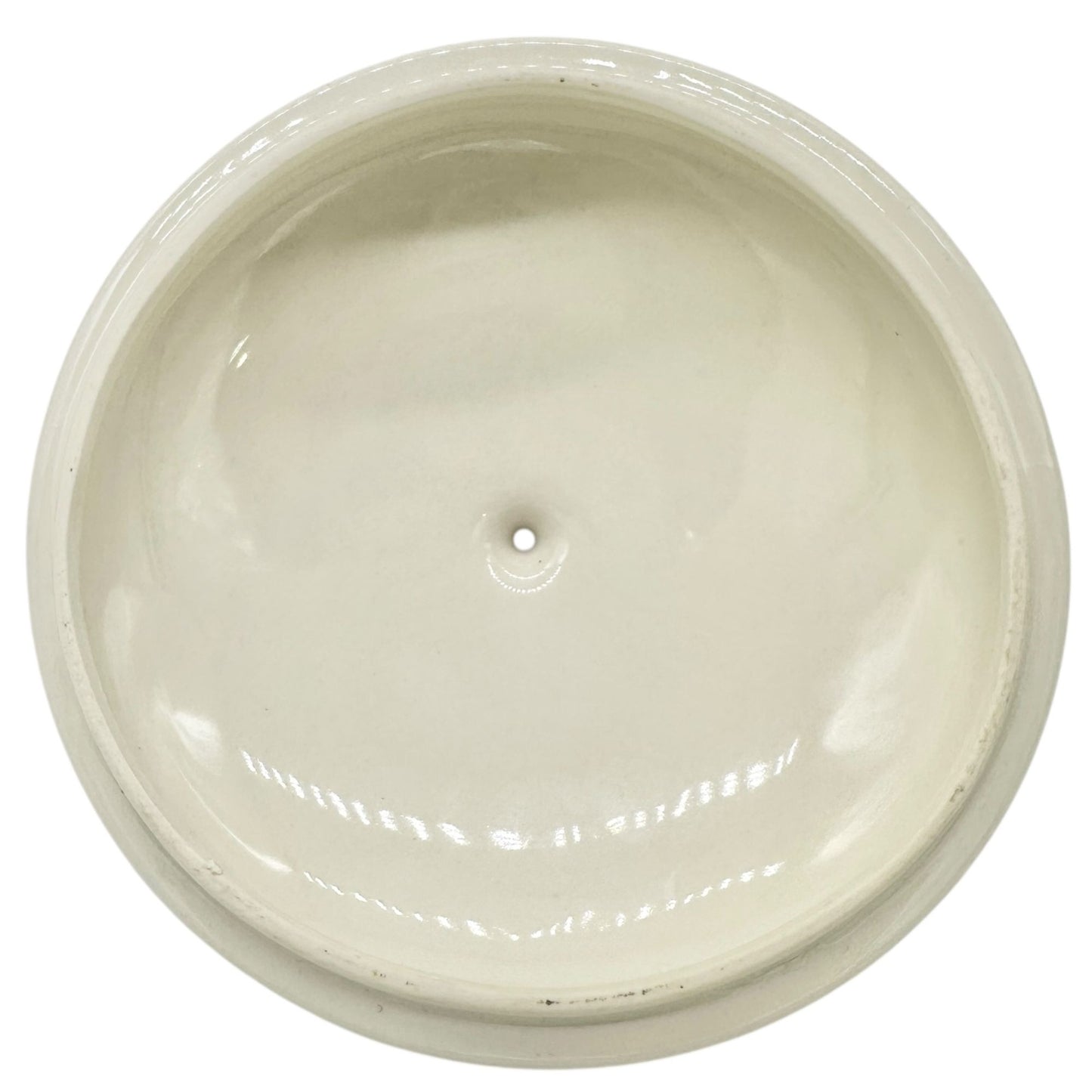 Churchill Serving Bowl with Lid 8 inch Diameter White Blue Floral Design England