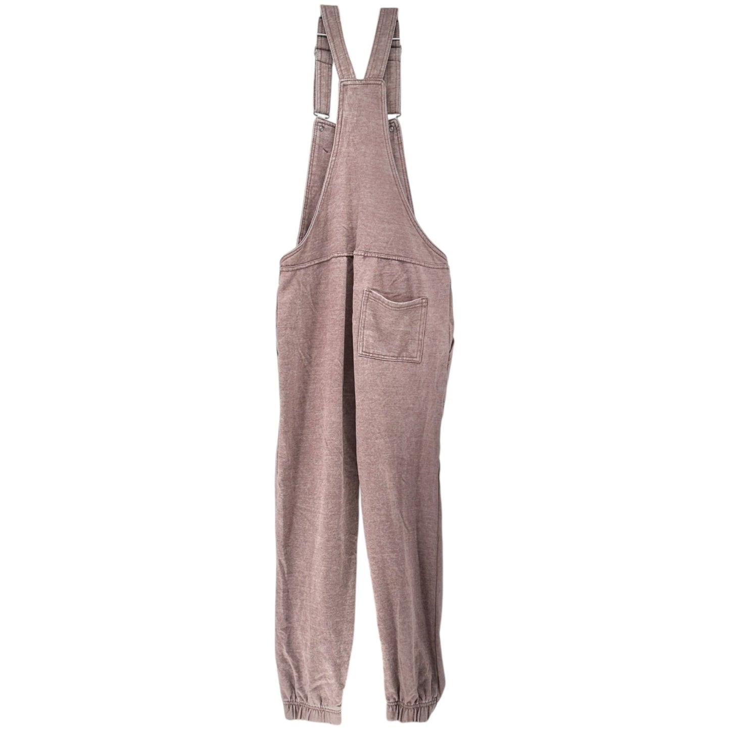 Wallflower Womens Overalls S Pink Cotton Poly Casual Adjustable Straps Pockets