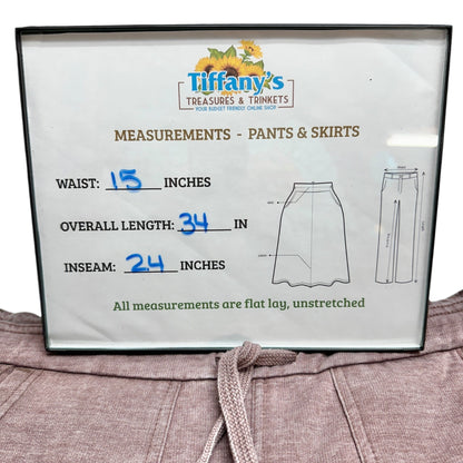 Wallflower Womens Overalls S Pink Cotton Poly Casual Adjustable Straps Pockets