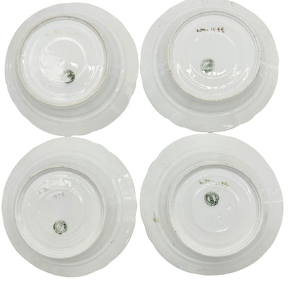 Set Of 8 Leonard Vienna Austria Hand Painted Floral Bowls Signed 1899 Pastels