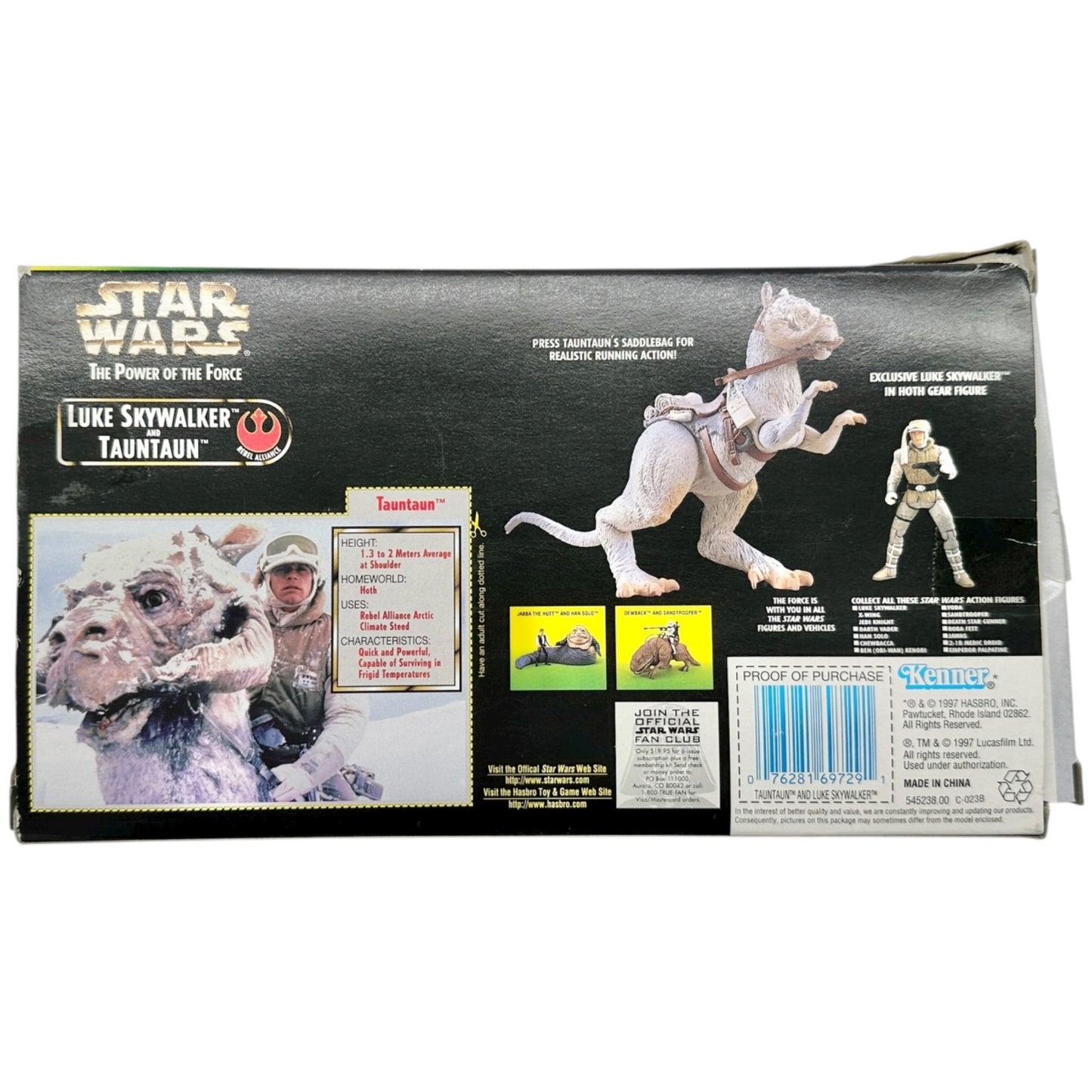Star Wars Kenner Collection Luke Skywalker and Tauntaun Action Figure Set 1997