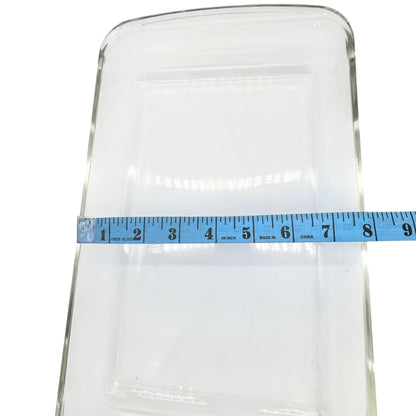Pyrex Glass Rectangle Baking Dish 13 X 7.5 inches Clear Made in USA