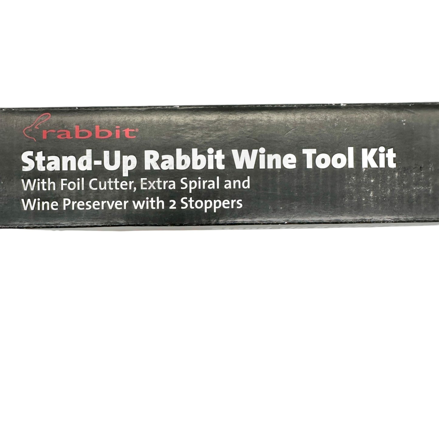 Rabbit Stand-Up Rabbit Wine Tool Kit Foil Cutter Wine Preserver 2 Stoppers NIB