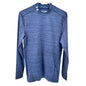 Under Armour Compression Shirt Mens L ColdGear LS Blue Athletic Wear Hi Neck