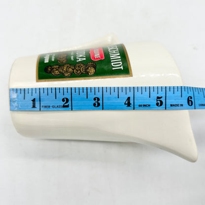 Vintage Wolfschmidt Vodka Ceramic Pitcher Seagram Distillers Co. Barware Collect