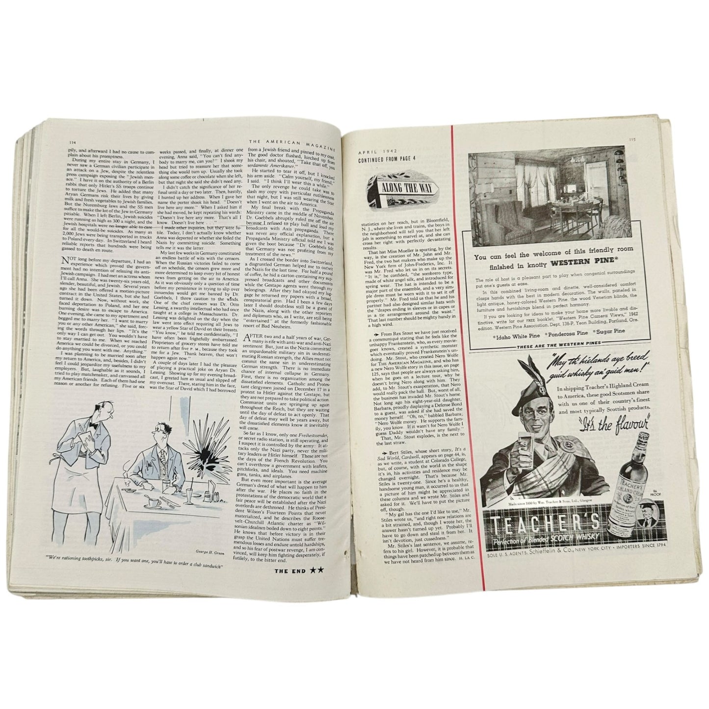 The American Magazine April 1942 Vintage Issue Historic American Narratives