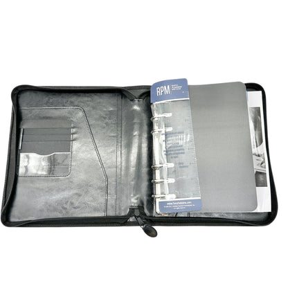 Tony Robbins Rapid Planning Method Binder Black With Workbook Zipper Closure