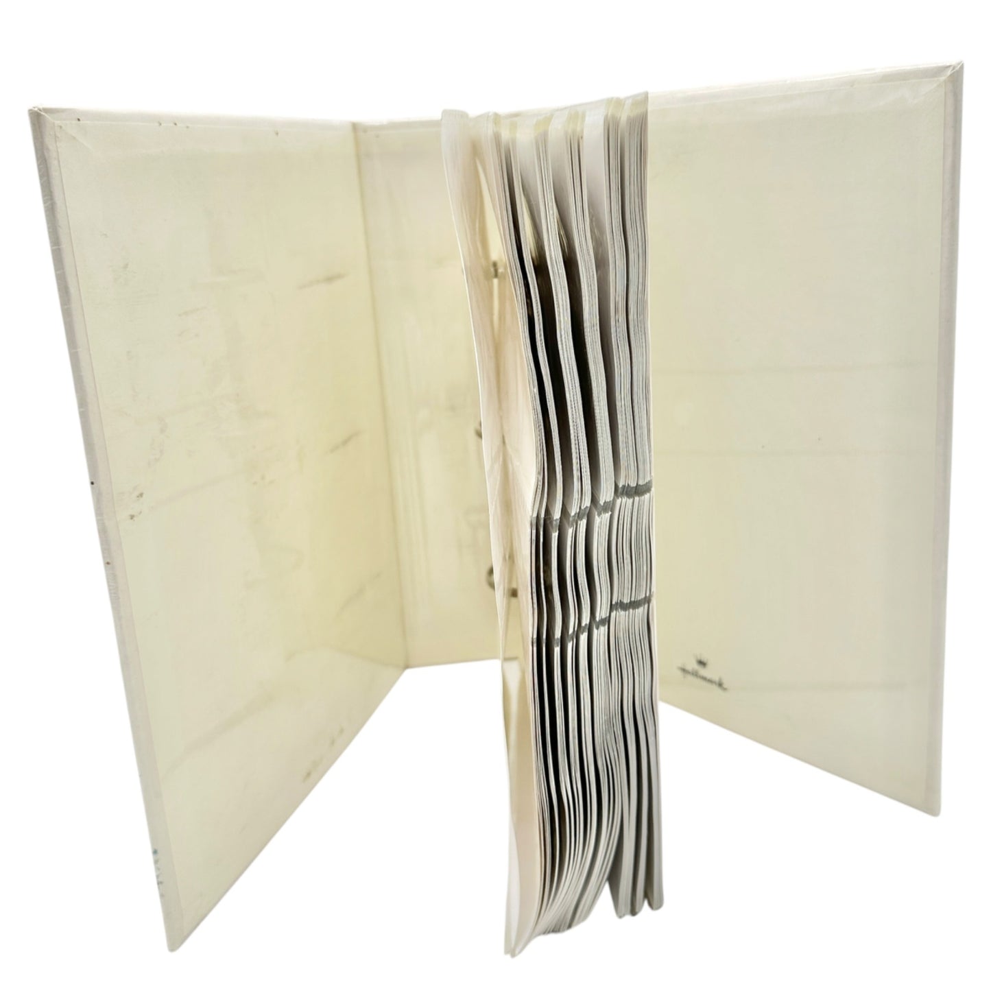 Hallmark Happy Memories Teddy Bear Floral Photo Album 3 Ring Binder 10.5x8.5x3
