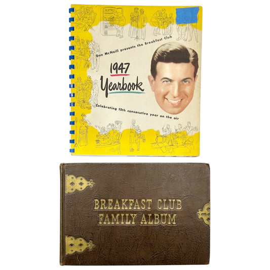1940s Breakfast Club Family Album and 1947 Yearbook Collectible Books