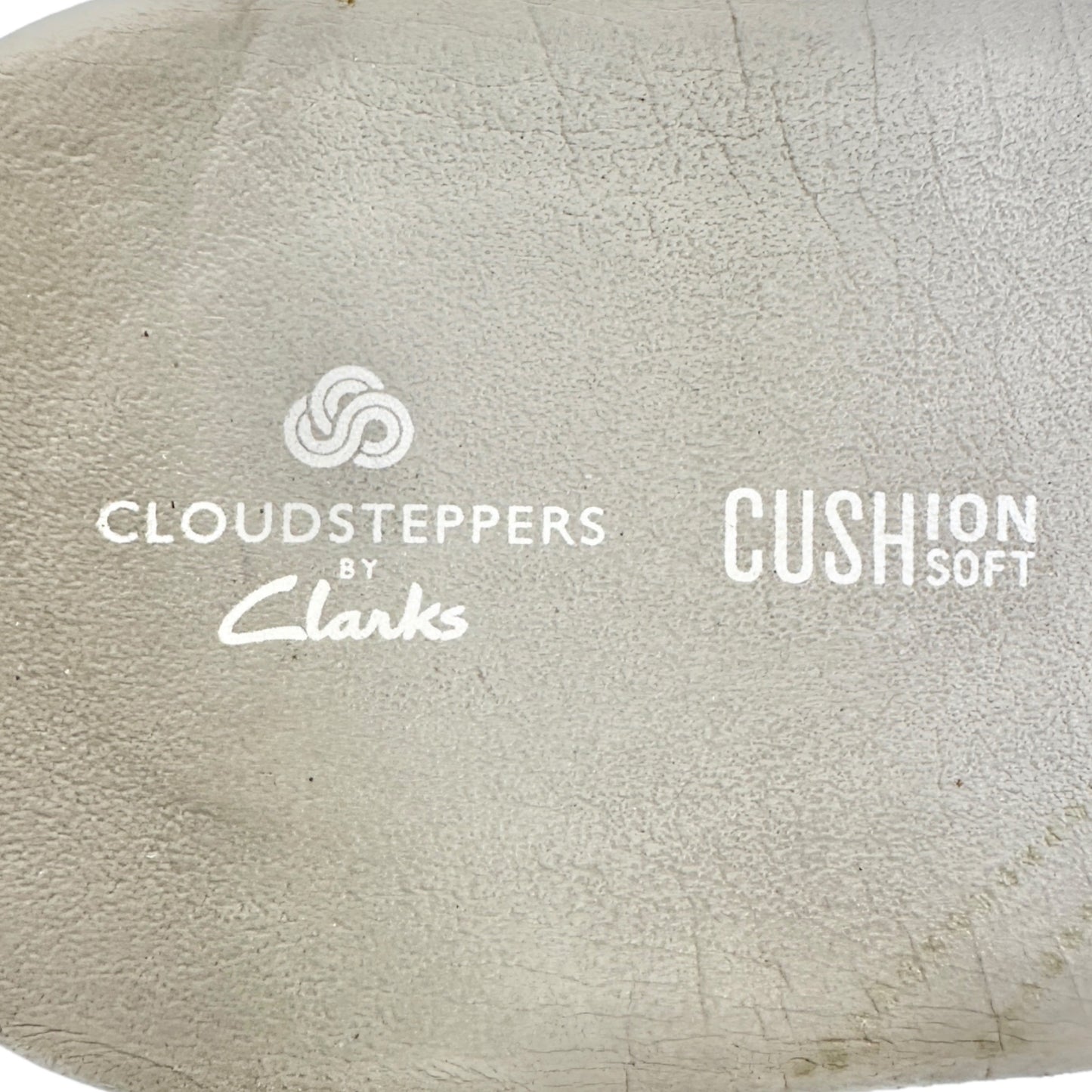 Clarks Cloudsteppers Cushion Soft Beige Elastic Strap Sandals Womens 10 Casual