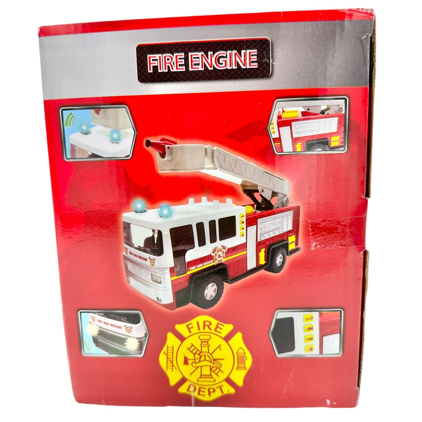 Playkidiz Fire Engine Toy With Lights & Sounds For Ages 3+