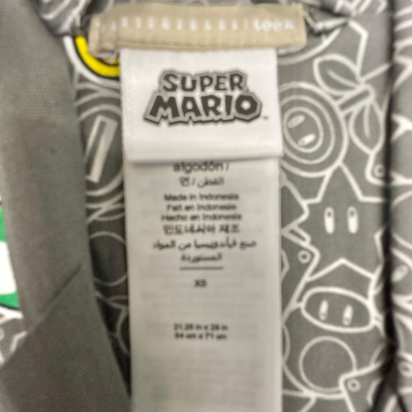 Super Mario Glow-In-The-Dark Power-Up Loose Fit Pajamas XS Pottery Barn Teen NWT