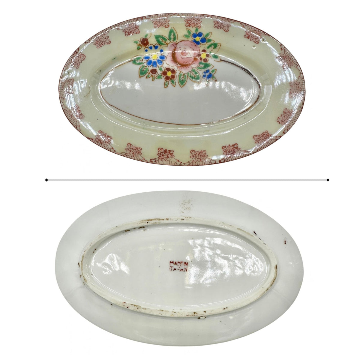 Little Duchess Childrens China Tea Set 20 Piece Hand Painted Floral Design White