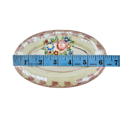 Little Duchess Childrens China Tea Set 20 Piece Hand Painted Floral Design White