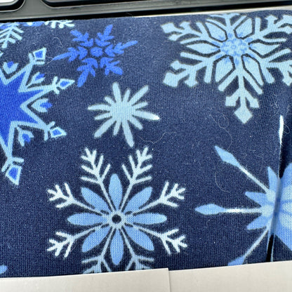 ClimateRight By Cuddl Duds 2pc Base Layer Set Womens XXL Blue Snowflake NIP