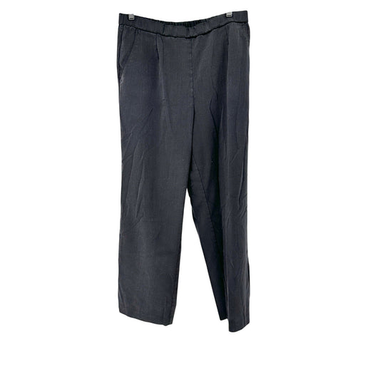 Briggs Womens Pants Size 16WS Black Wide-Leg Polyester Rayon Spandex Blend