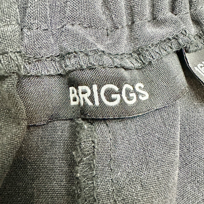 Briggs Womens Pants Size 16WS Black Wide-Leg Polyester Rayon Spandex Blend